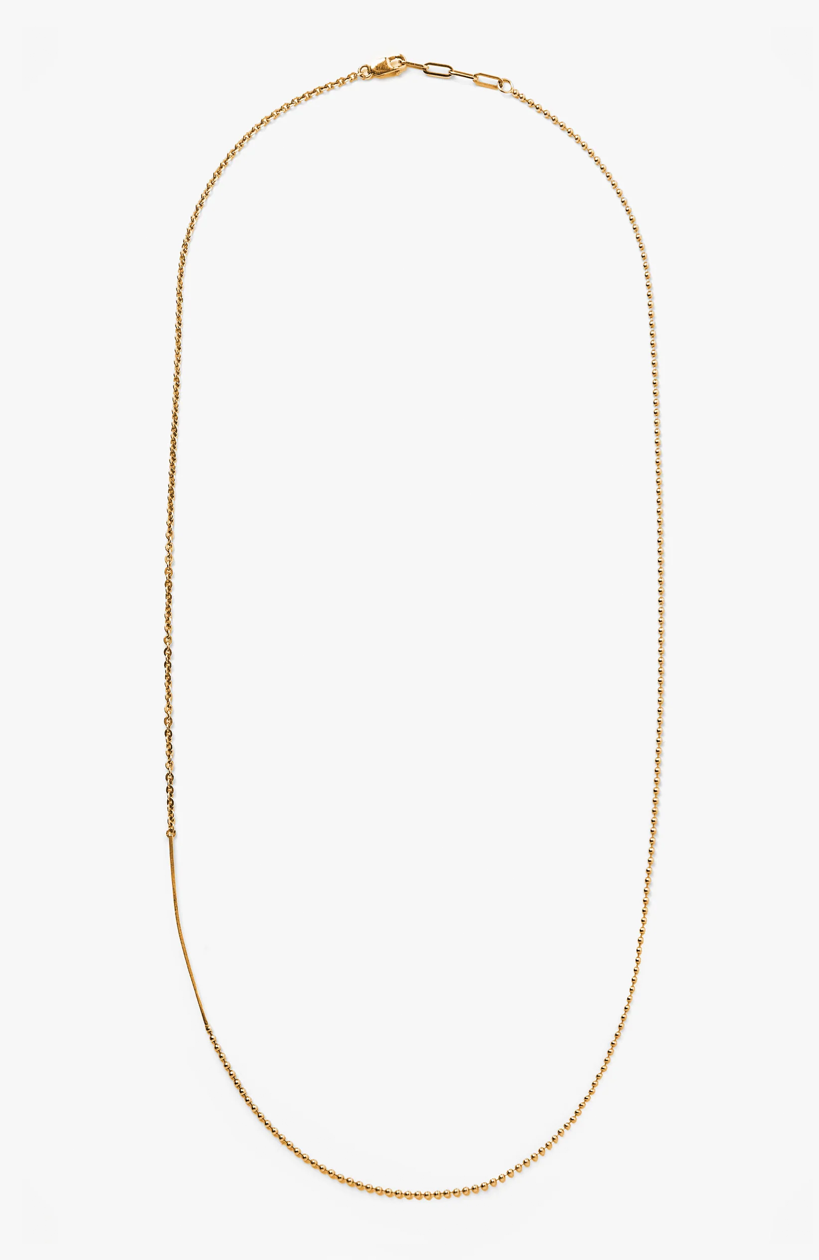 18K SOLID YELLOW GOLD NECKLACE 142