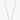 necklace is finished with a sterling silver ball chain, a hinged bar detail, and a silver hoop amulet attachment
