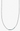 necklace features a sterling silver cable chain with beaded blue diamond and a single ruby