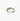 adjustable open ring features a solid 18k gold wire that sits along the sterling band