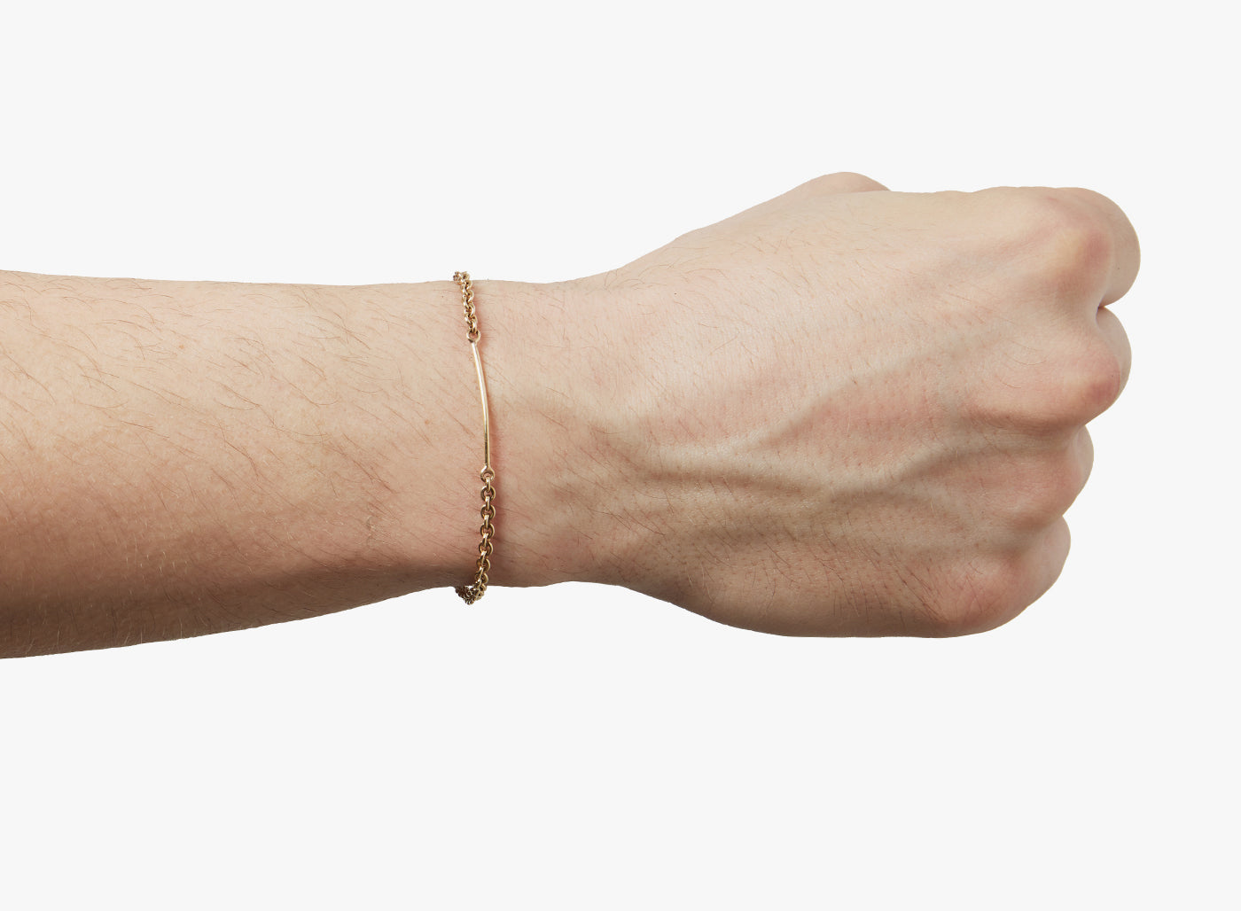 18K SOLID YELLOW GOLD BRACELET 234
