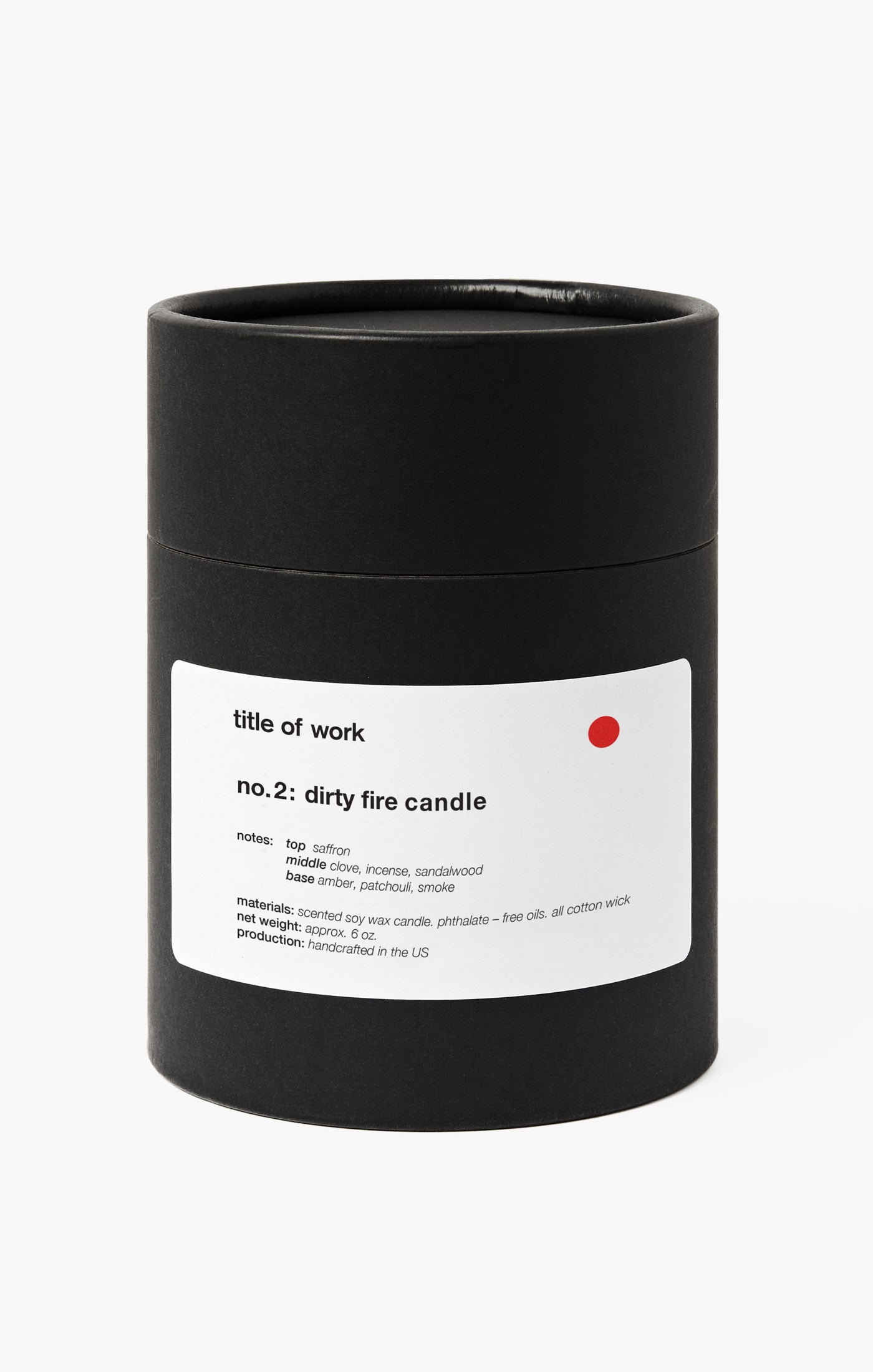 NO. 2: DIRTY FIRE CANDLE