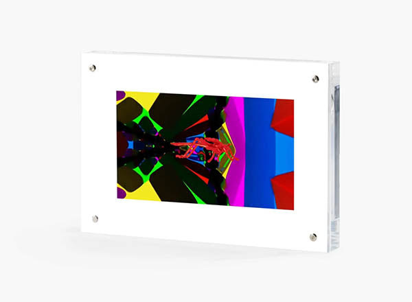 GMM CRICKET/ FLY - RED- VIDEO ART OBJECT