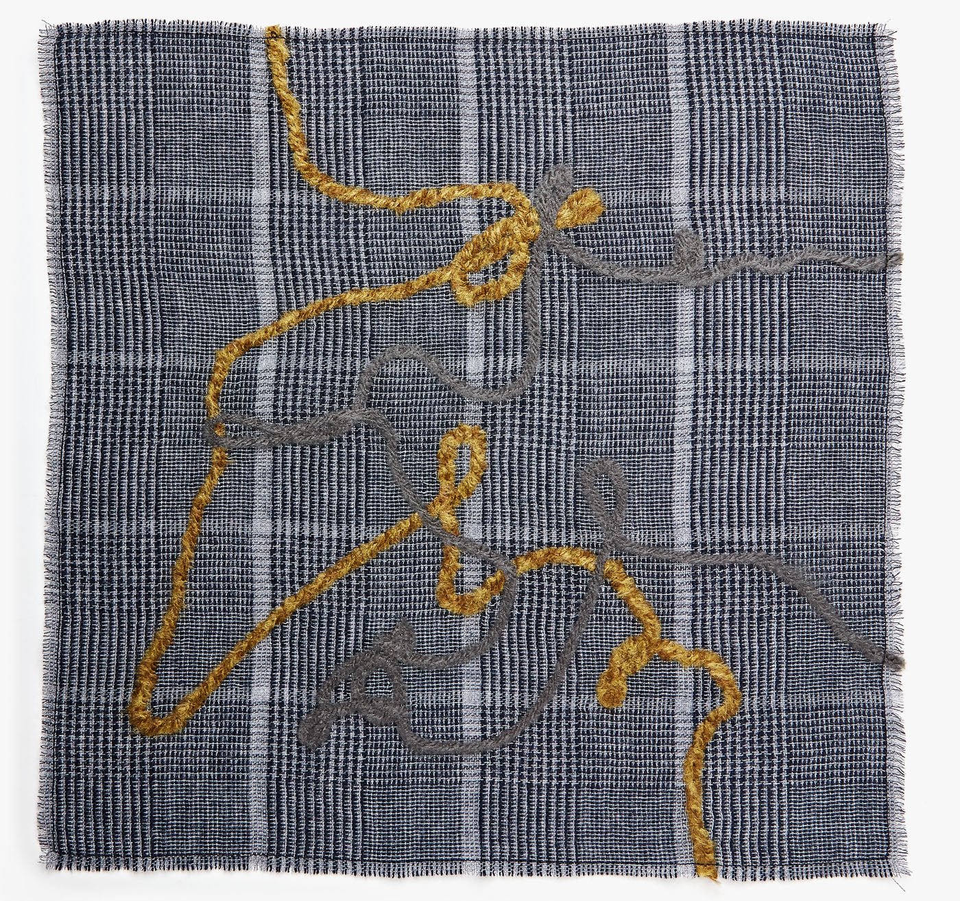 FELTED YARN POCKET SQUARE