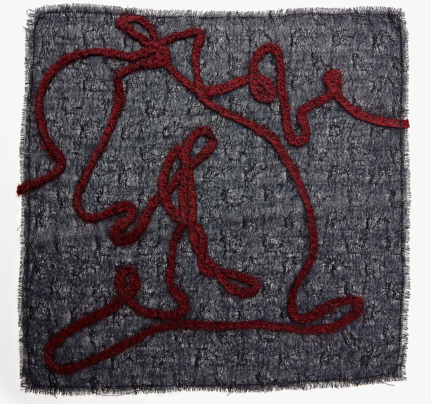 FELTED YARN POCKET SQUARE