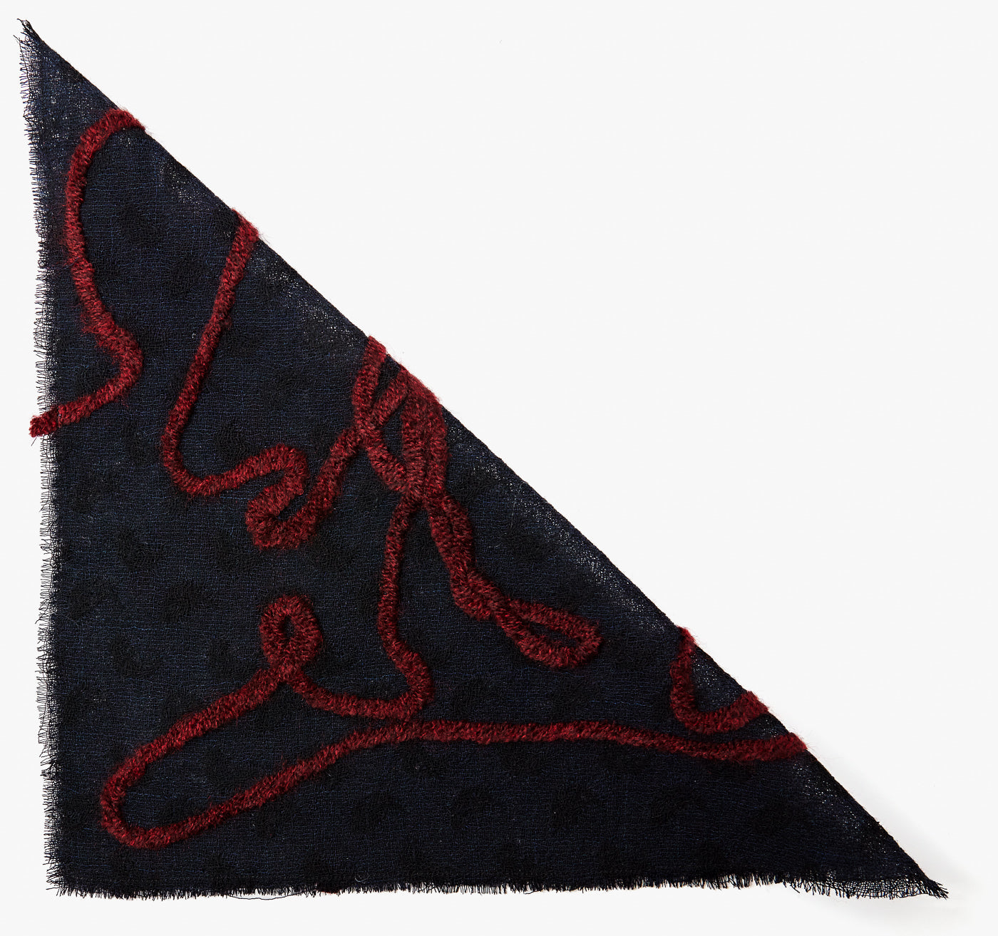 FELTED YARN POCKET SQUARE