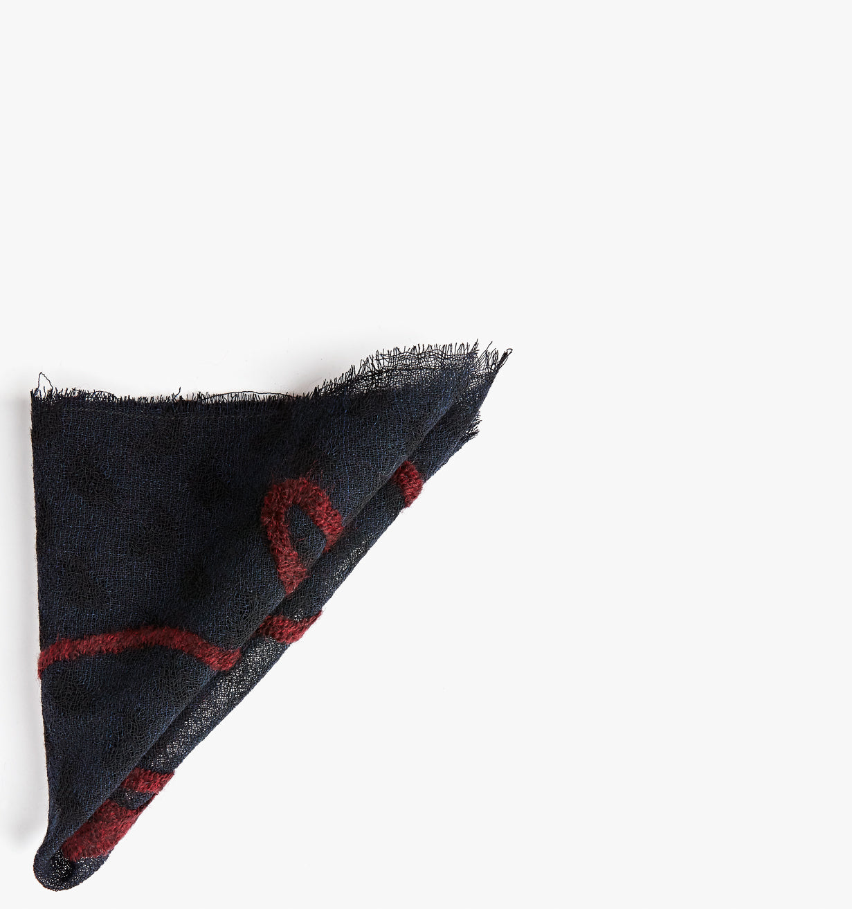 FELTED YARN POCKET SQUARE