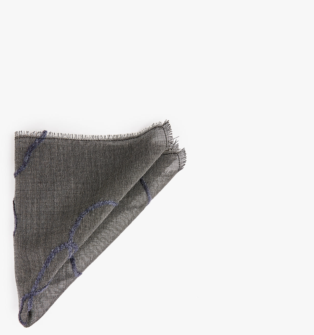 FELTED YARN POCKET SQUARE