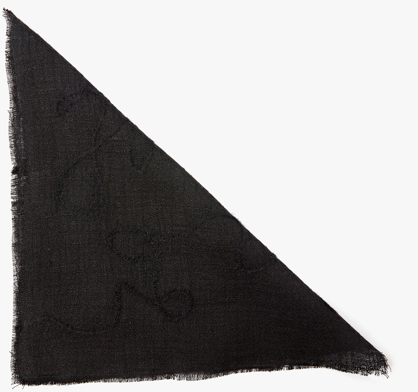 FELTED YARN POCKET SQUARE