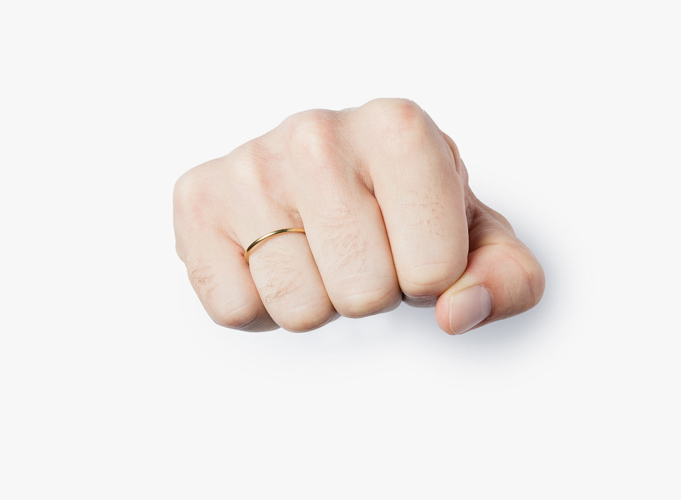 18K SOLID YELLOW GOLD RING 013: this hand forged 18k gold band is refined, discreet and modern.