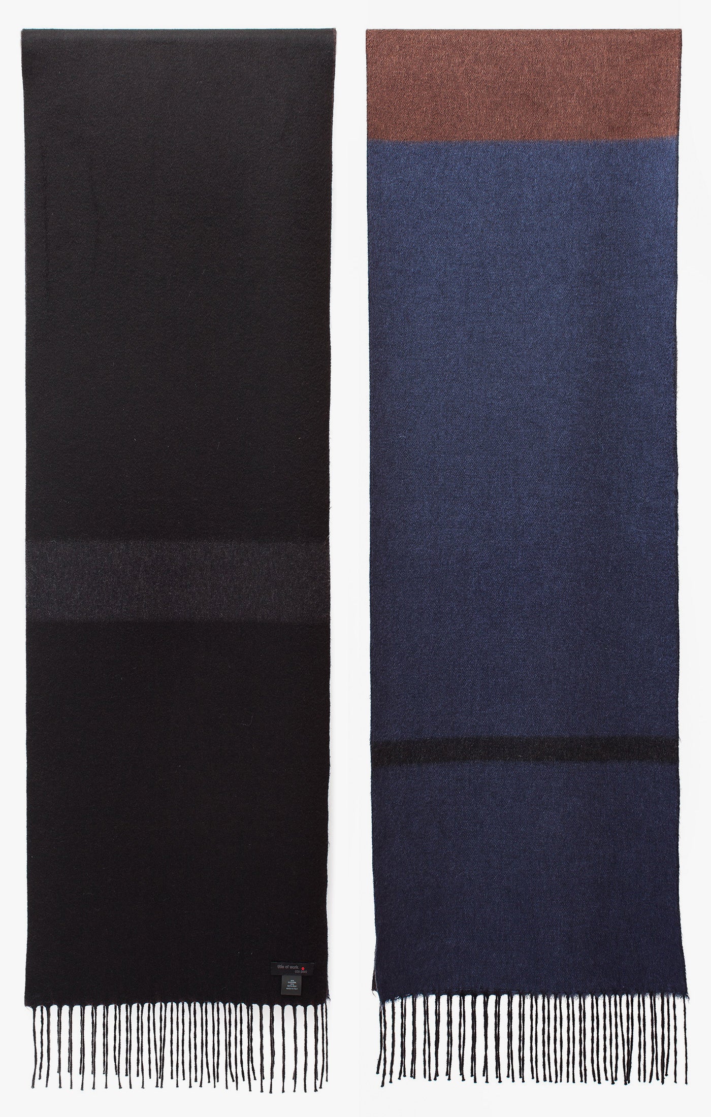 NAVY/ BLACK SCARF
