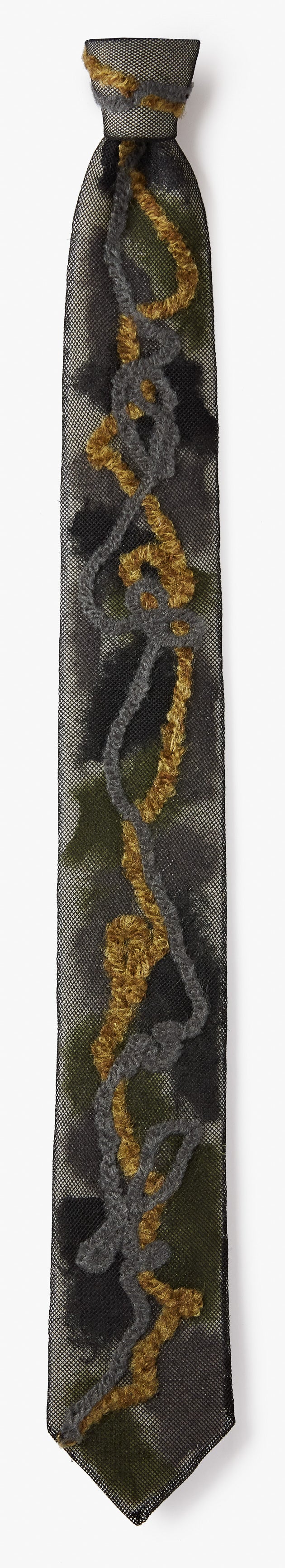 YARN FELTED UNDERLAY NECKTIE 1013