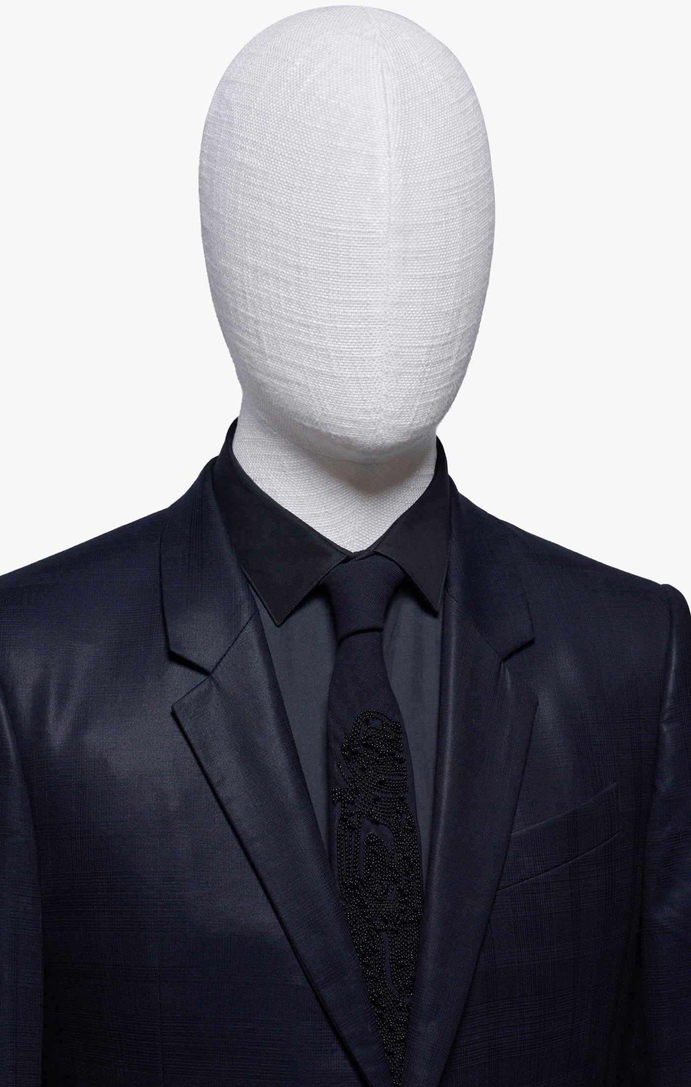 DECONSTRUCTED BAUHAUS FONT NECKTIE 992