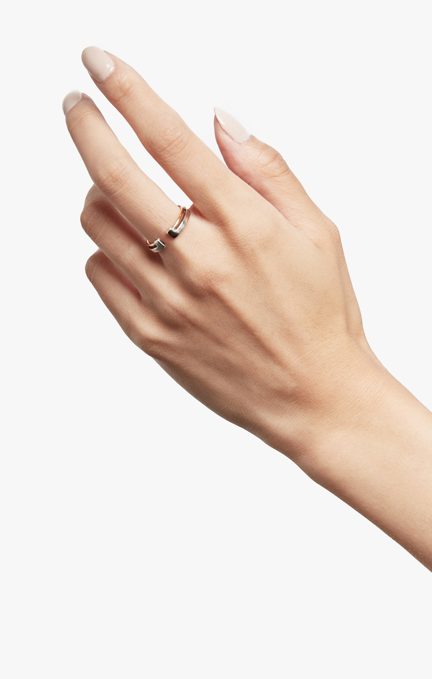 MIXED METAL RING 004