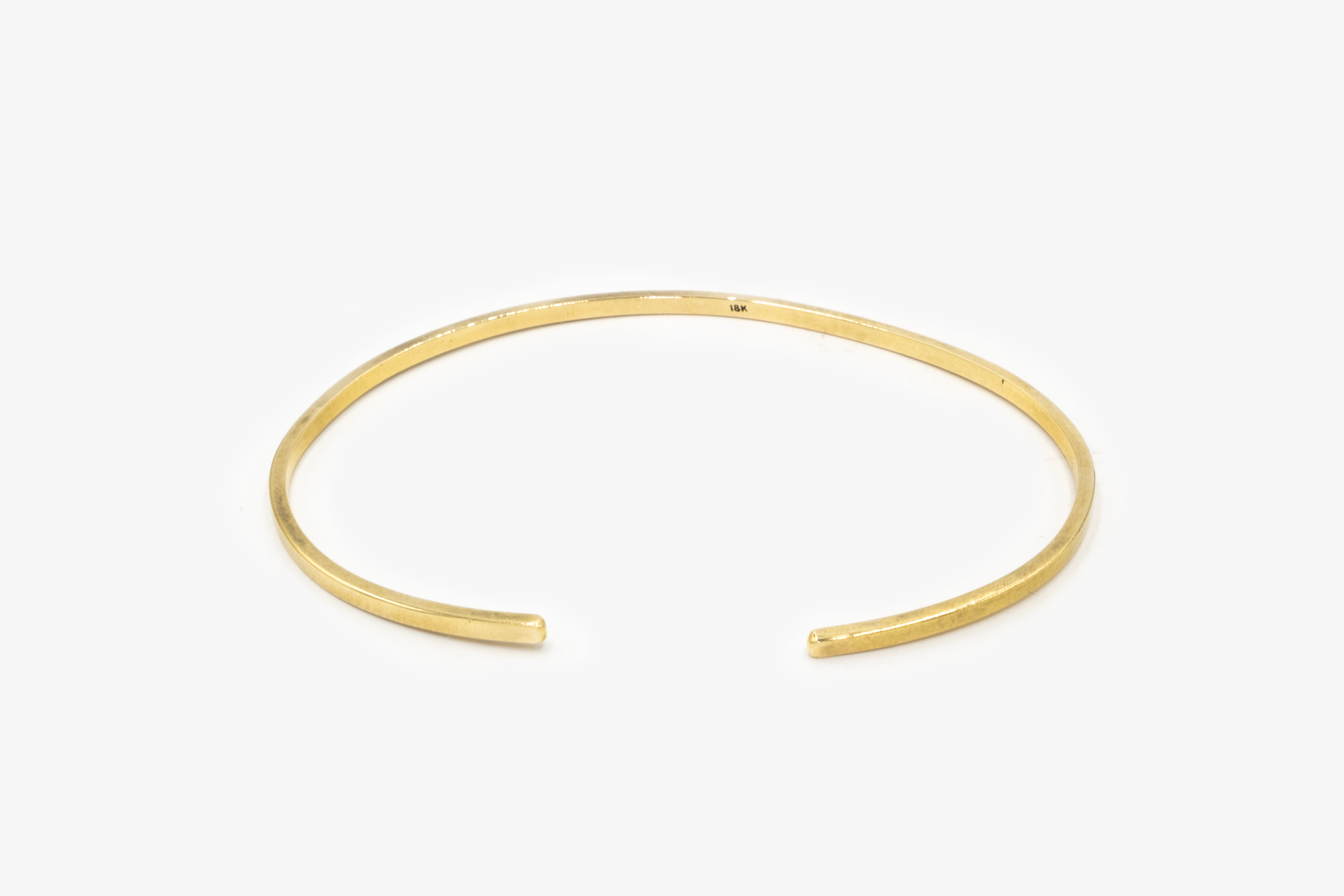 18K SOLID FLAT CUFF 342