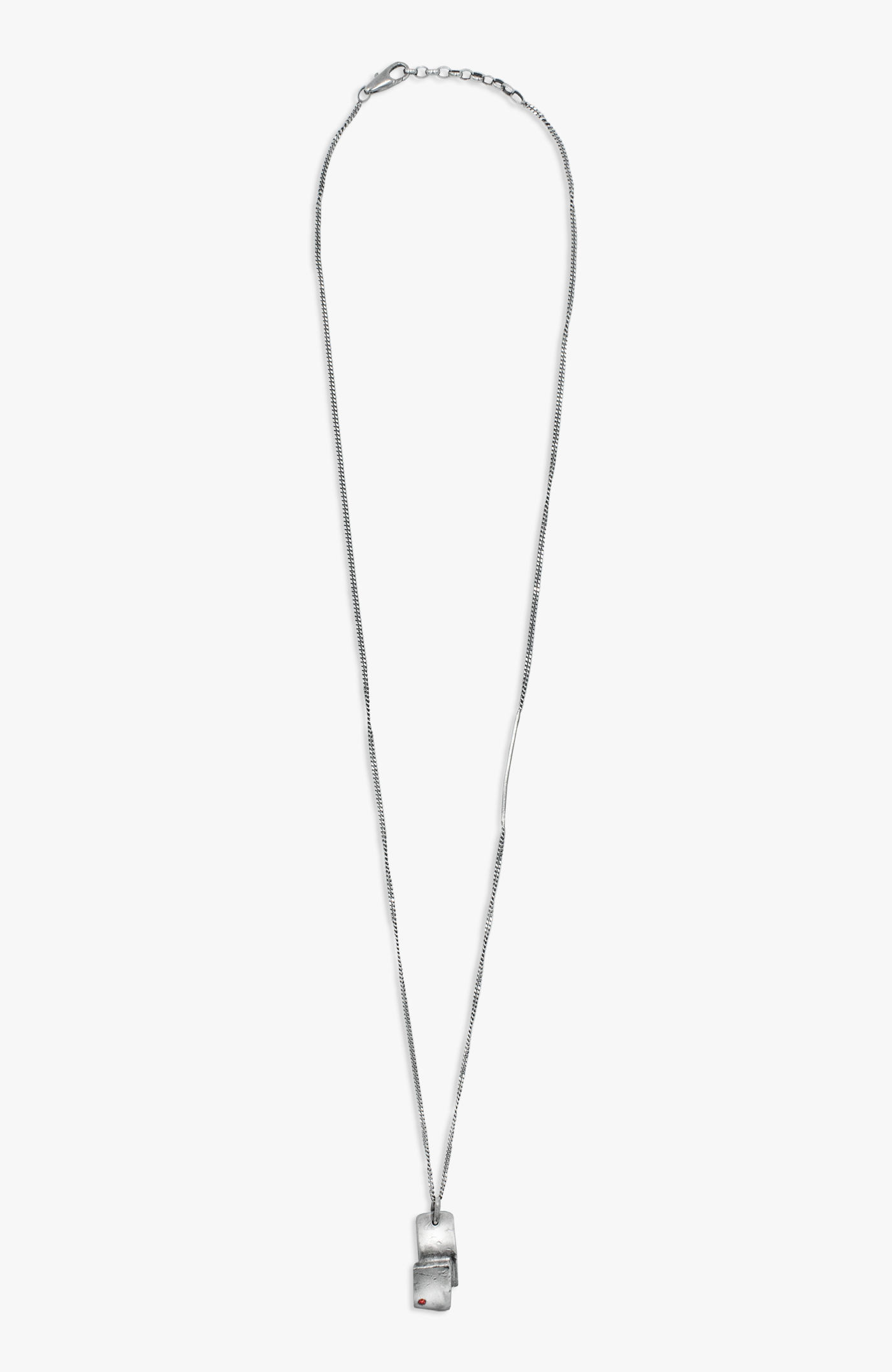 OVERLAP PENDANT W/ RUBY 267