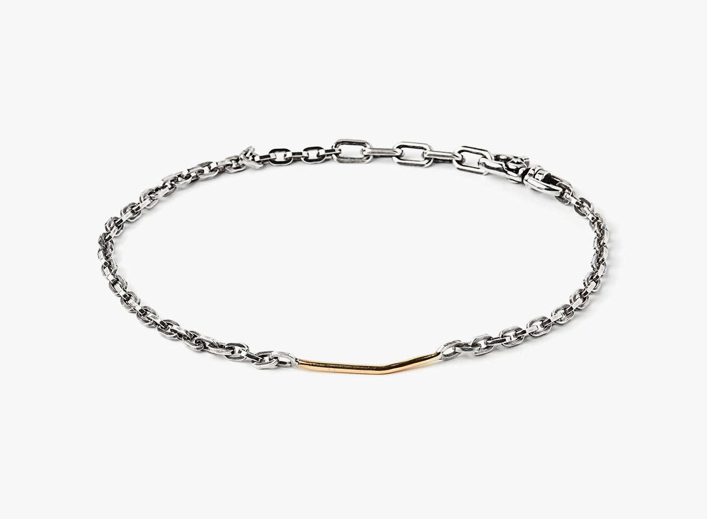 MIXED METAL / 18K BAR BRACELET 525