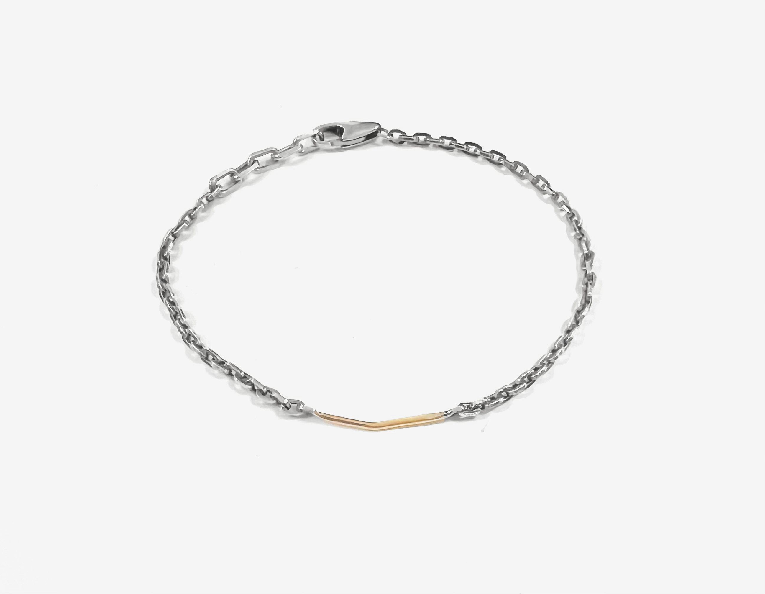 MIXED METAL / 18K GOLD BRACELET 525