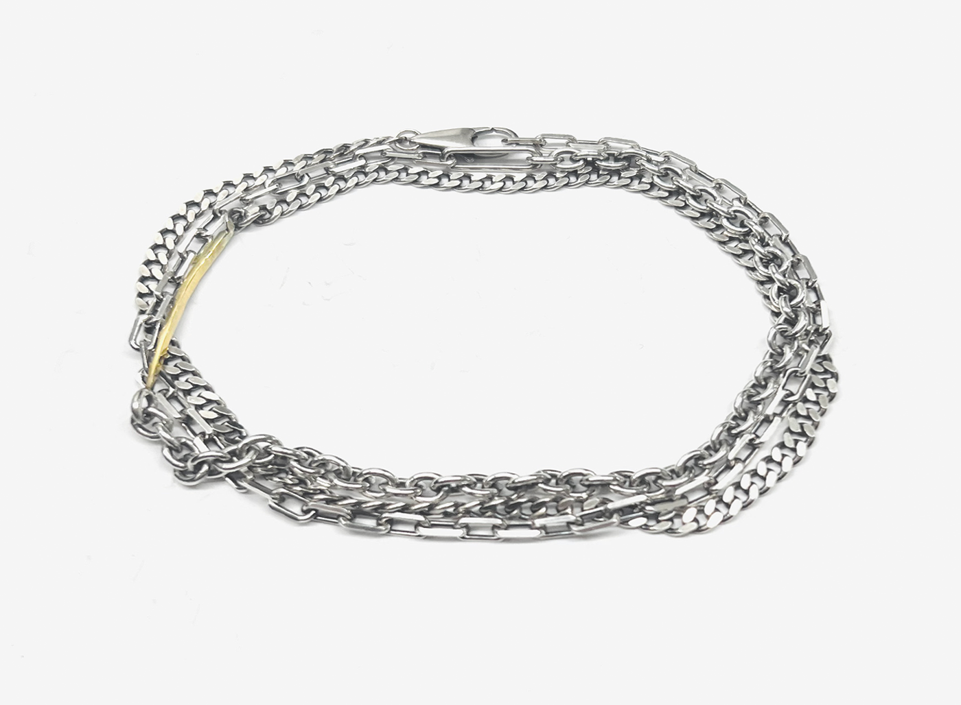 MULTI-WRAP BRACELET / 18K BAR 554