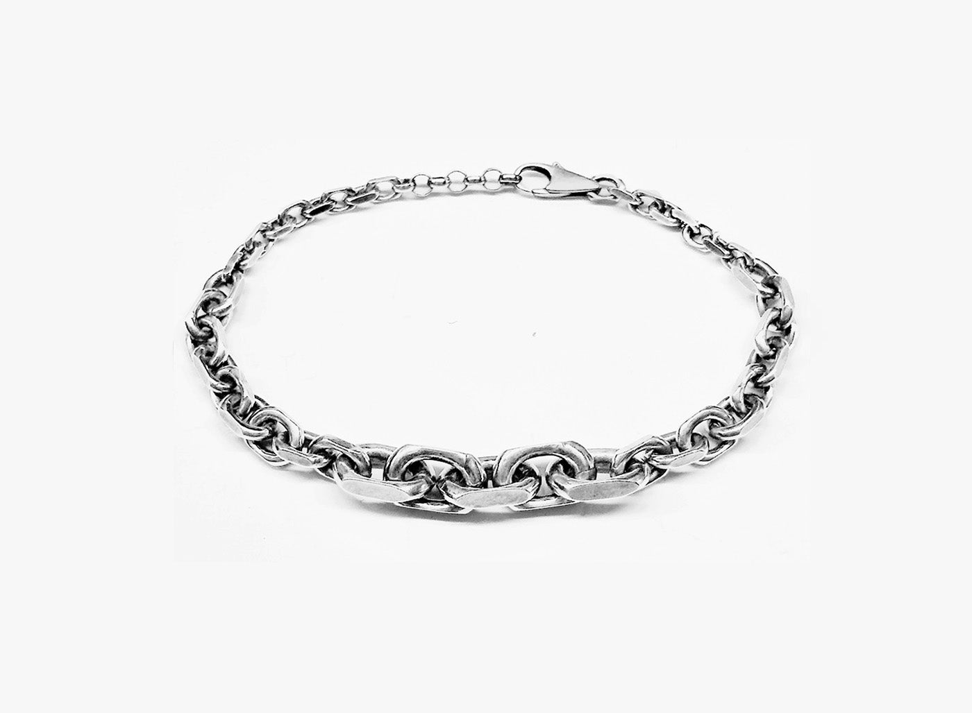 DESCENDING DIAMOND CUT CABLE CHAIN BRACELET 565