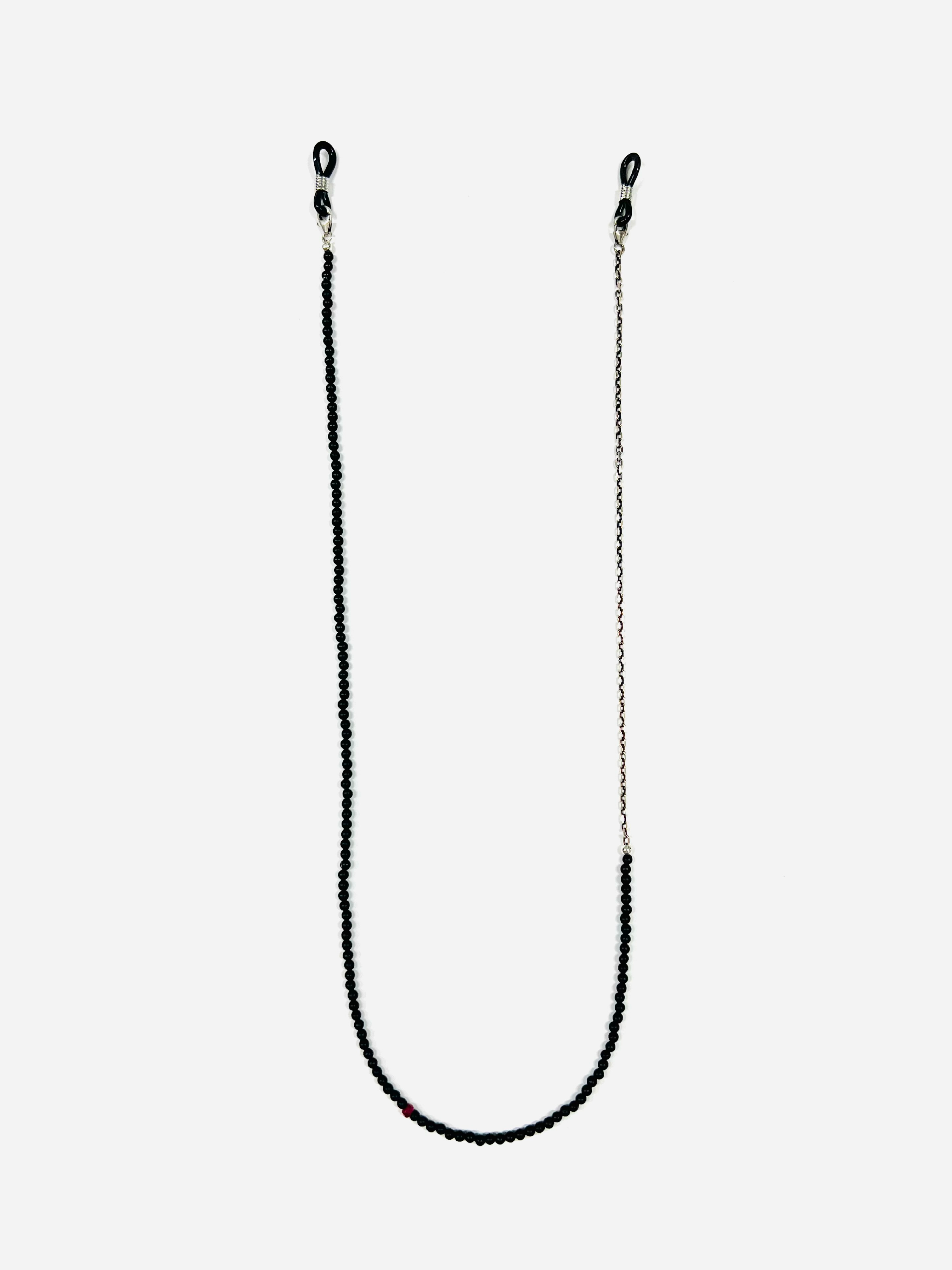 ONYX SUNGLASS HOLDER NECKLACE 002 - Main Image
