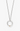 MIXED METAL STERLING SILVER / 18K GOLD RING NECKLACE 147