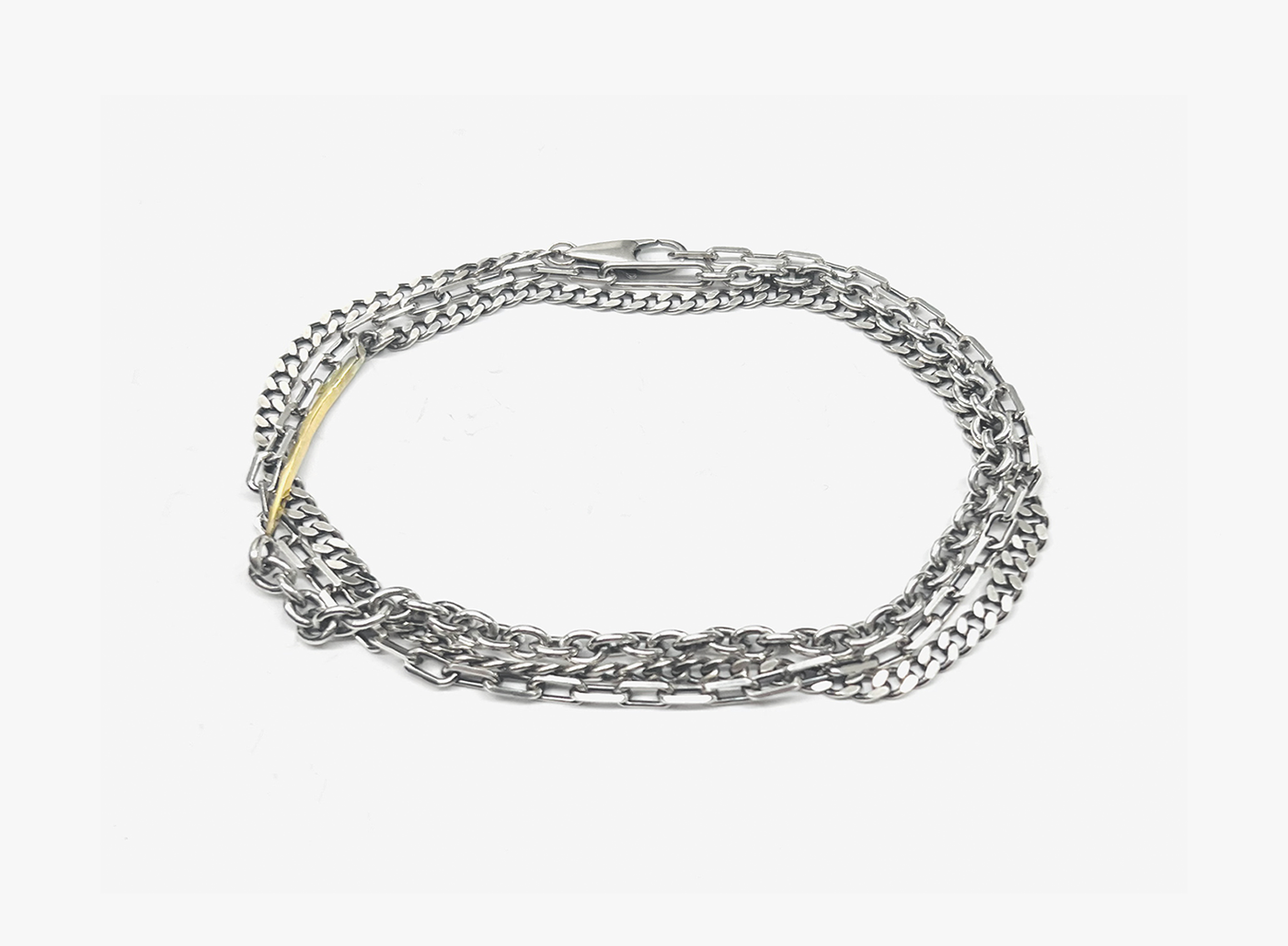 MULTI-WRAP BRACELET / 18K BAR 554