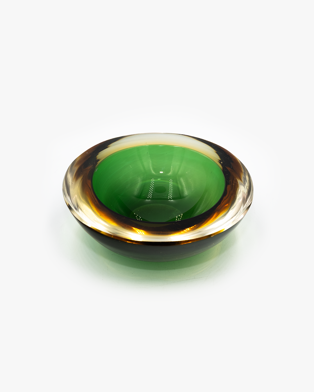 MURANO SOMMERSO GEODE DISH