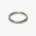 clean, modern & discreet, this dense 10 gauge 18k gold ring makes the perfect unity band