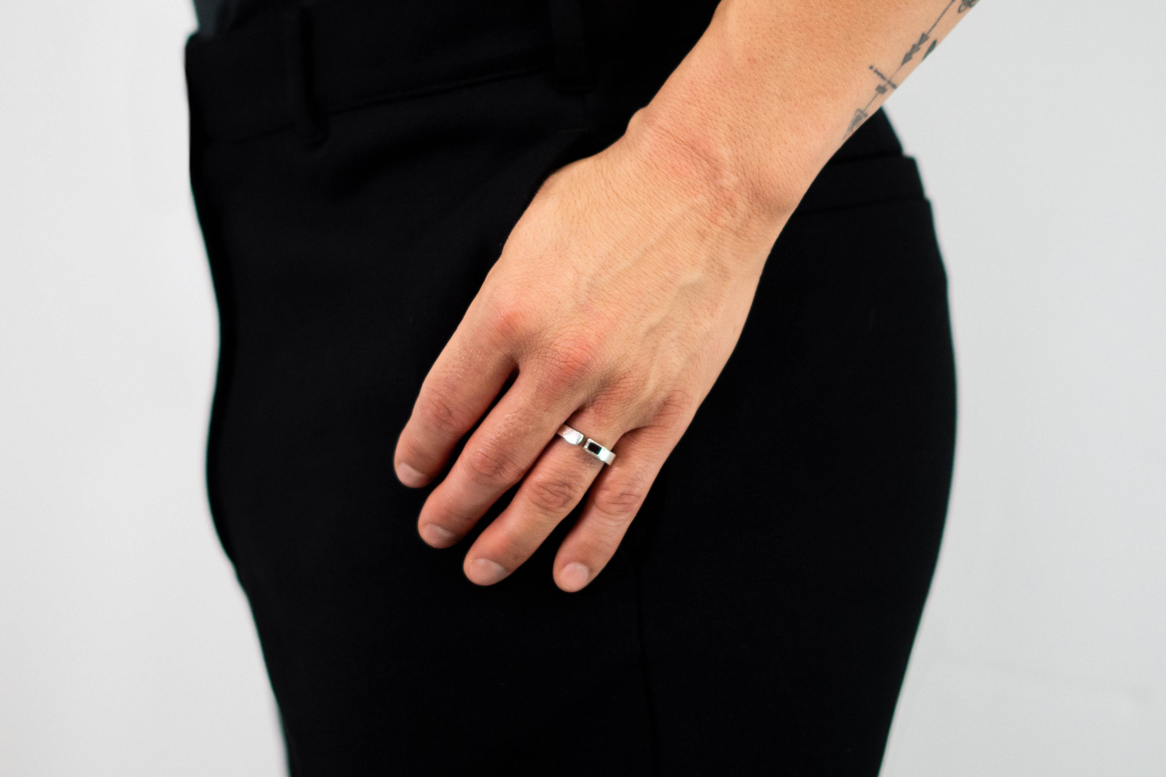 Open Signet Ring rings – titleofwork