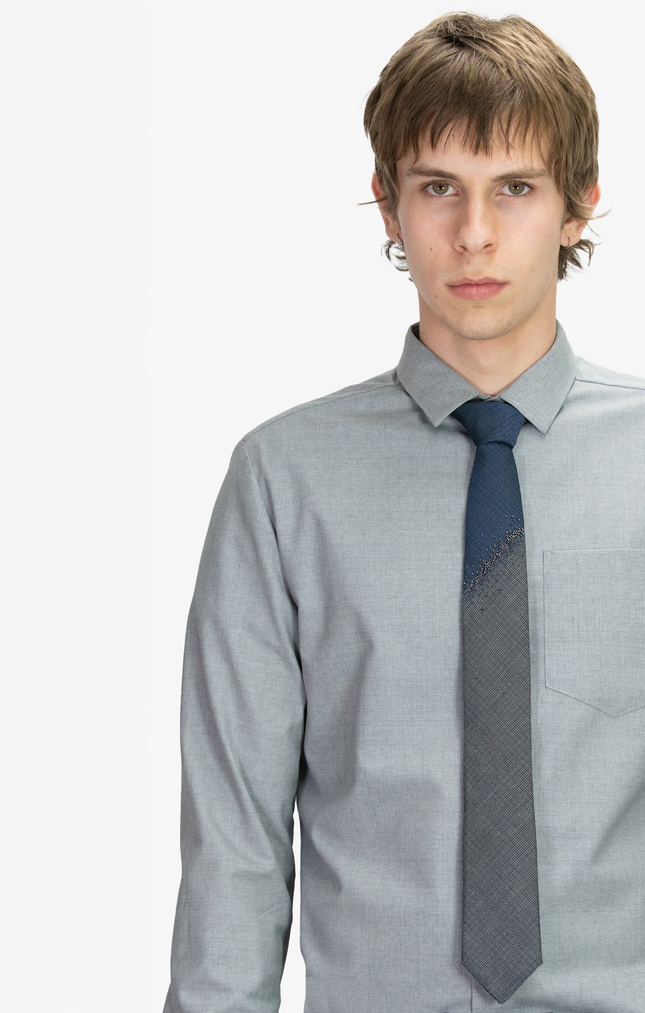 GRADIENT BEADED NECKTIE 1021