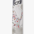 in this collaboration with artist donnie lee, 'memoirs of a naughty Geisha', a series of modern geishas wear title of work 'motif' kimonos and sport oversized glasses