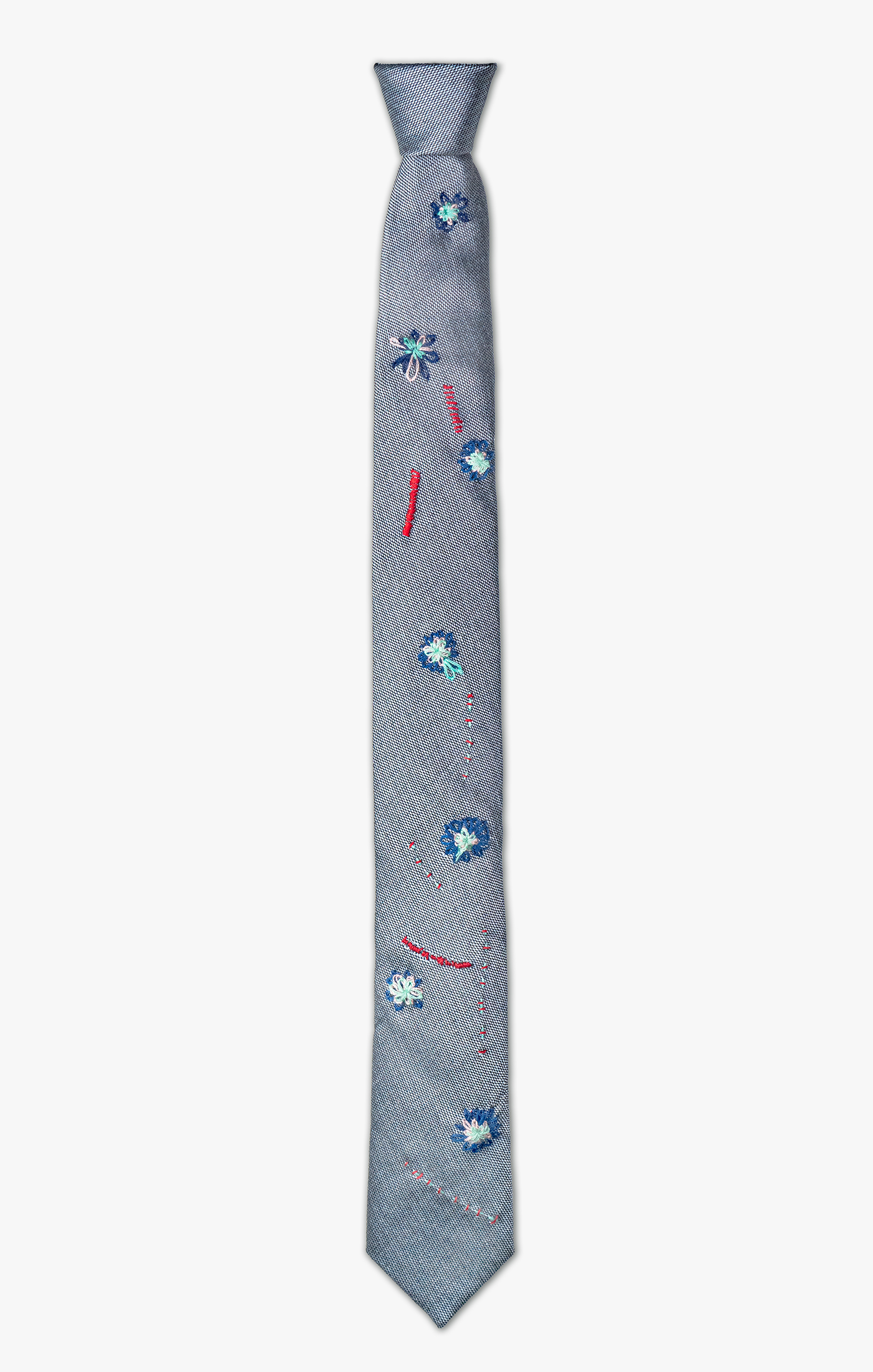 DOODLE FLOWERS NECKTIE 1189