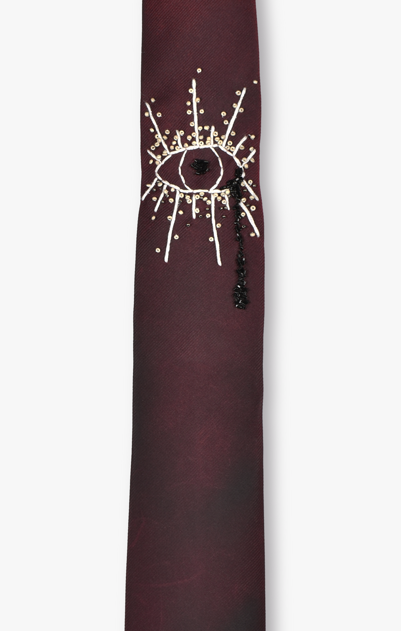 BEADED 'TEAR DROP' NECKTIE 1426