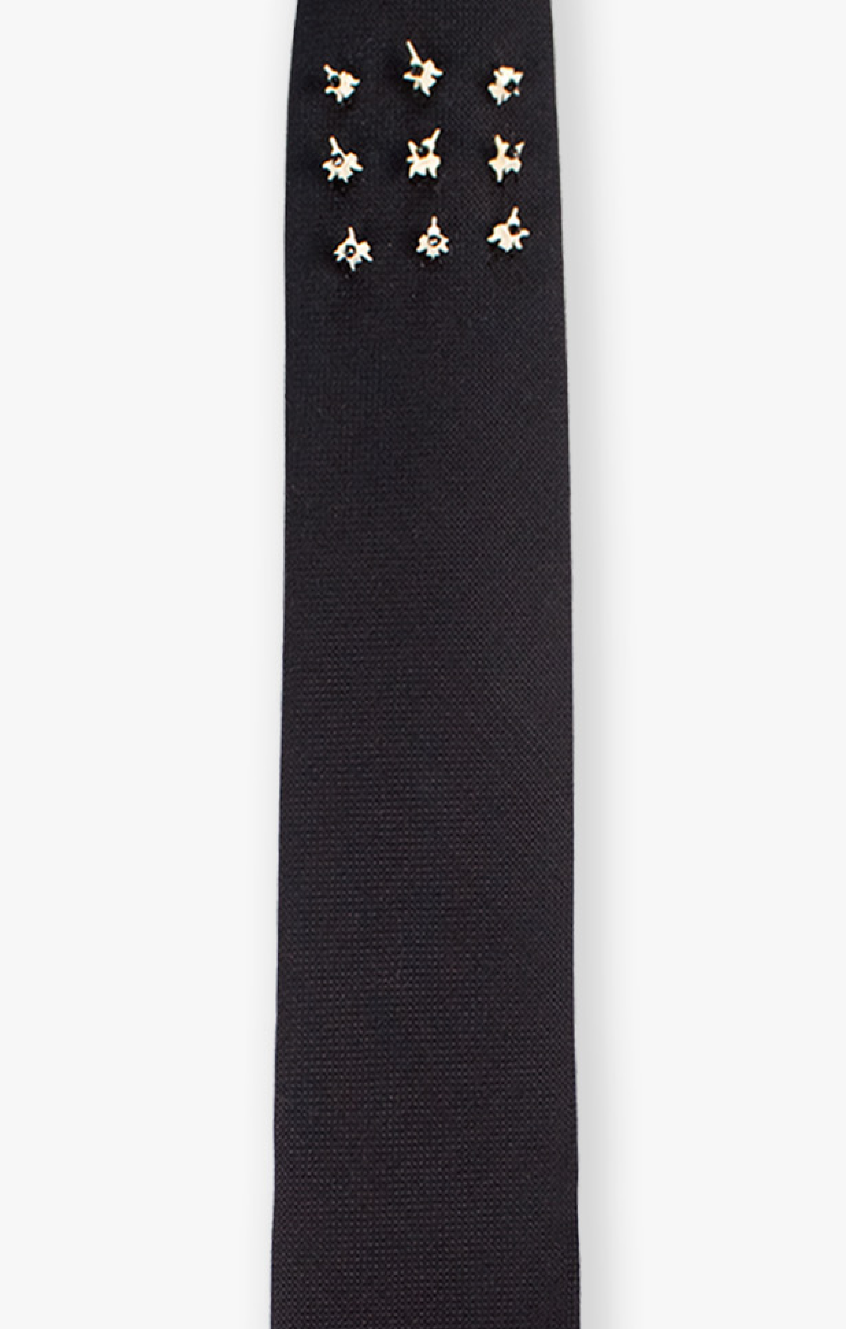 BLACK RATTLESNAKE VERTEBRAE NECKTIE 1438