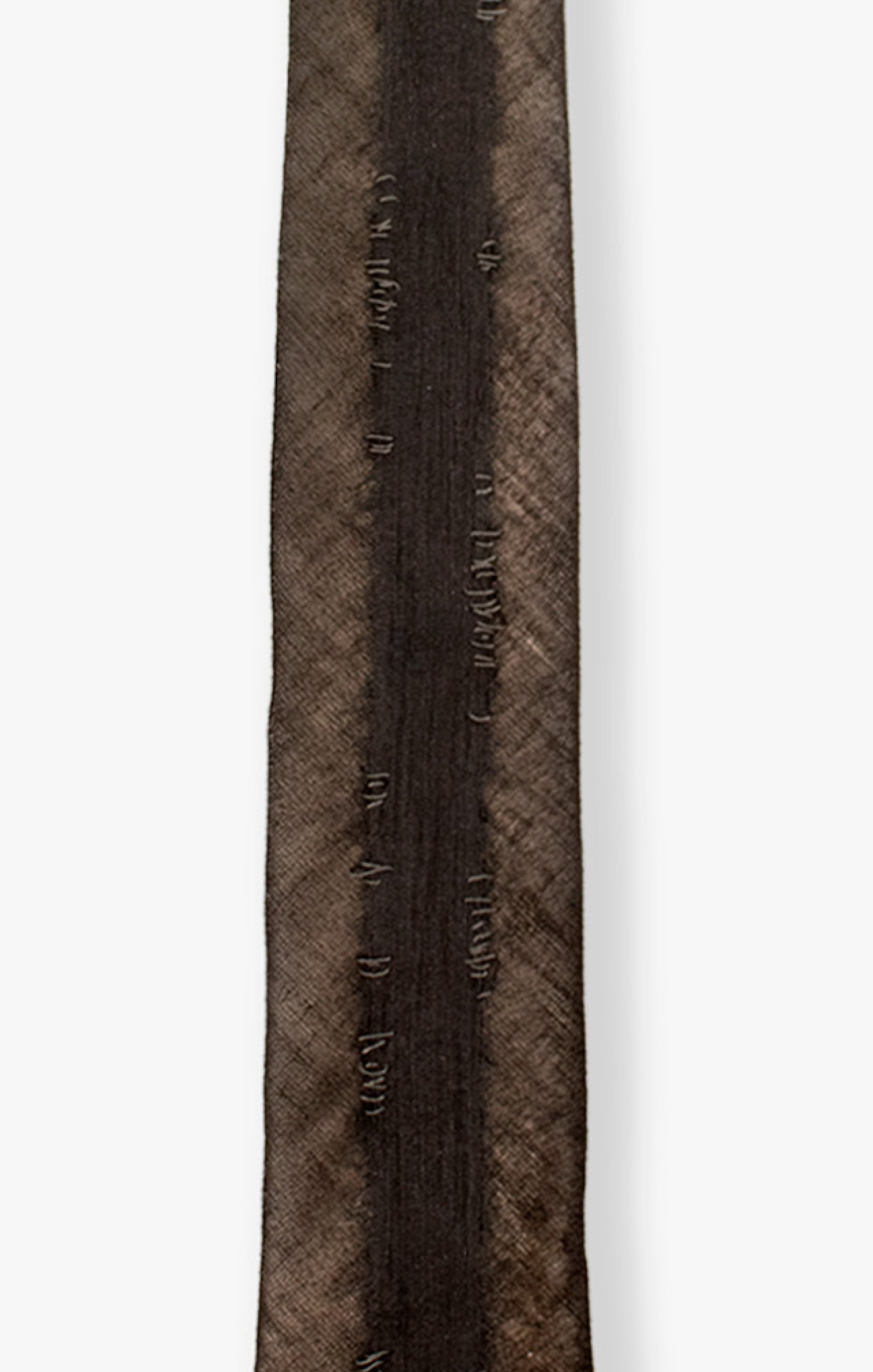 STRIPED SILK MESH OVERLAY NECKTIE 1445