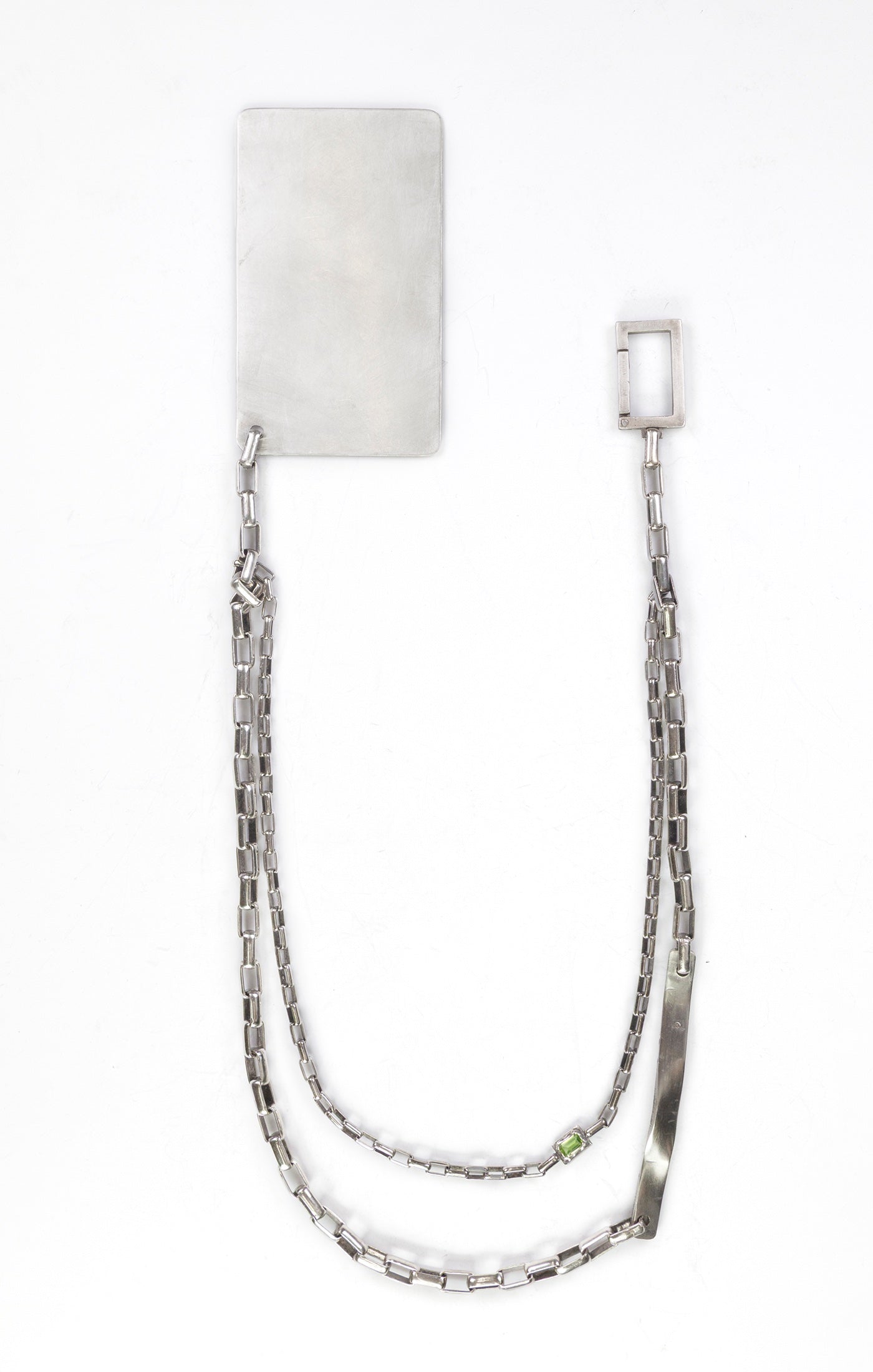 DOUBLE BOX CHAIN W PERIDOT 040