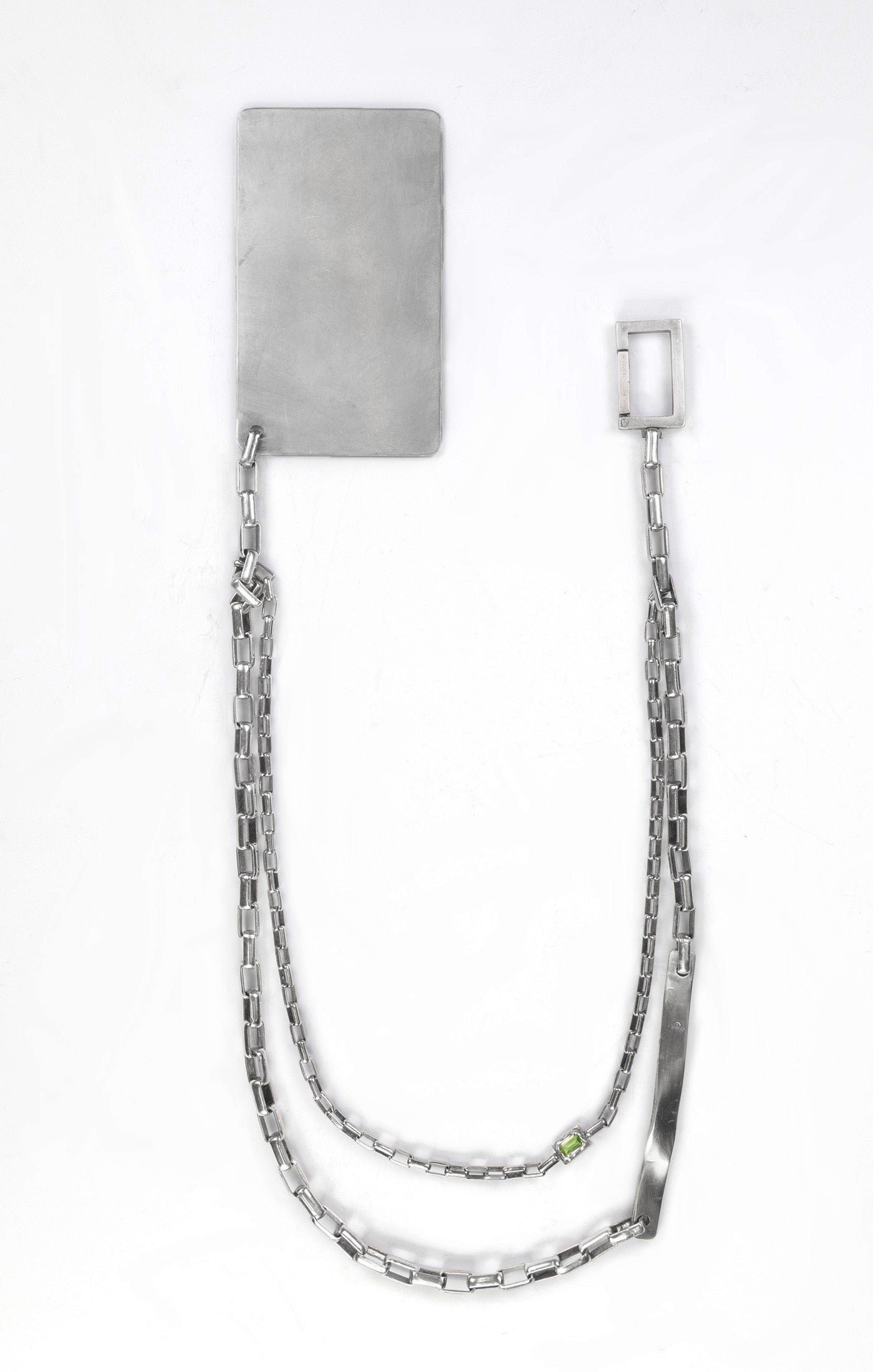 DOUBLE BOX CHAIN W PERIDOT 040