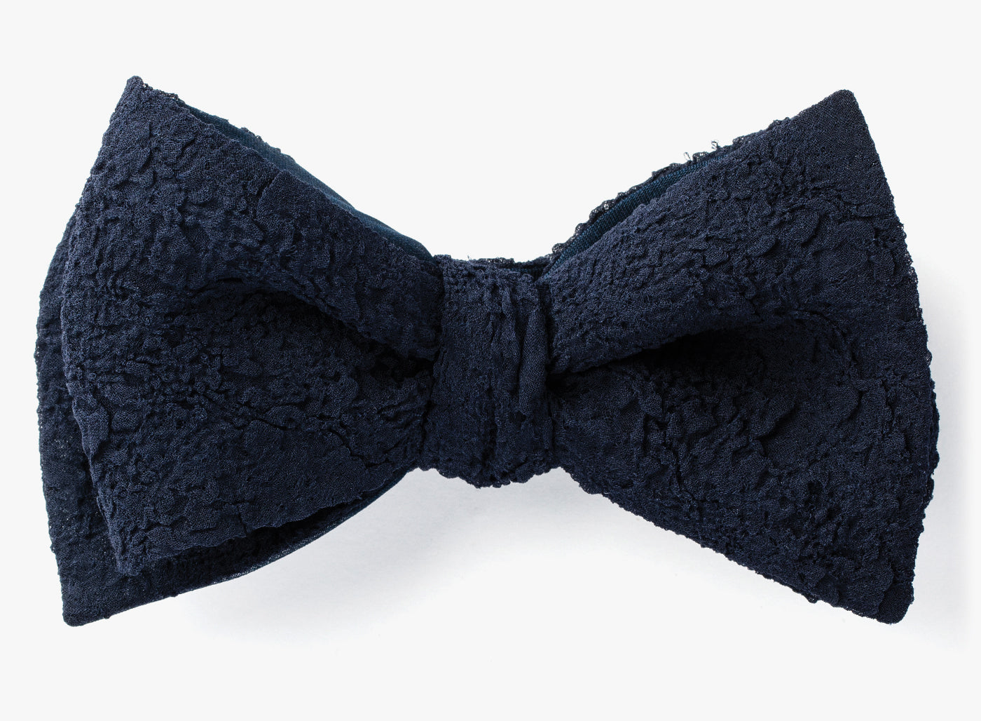 CRUNCHED CHIFFON BOWTIE