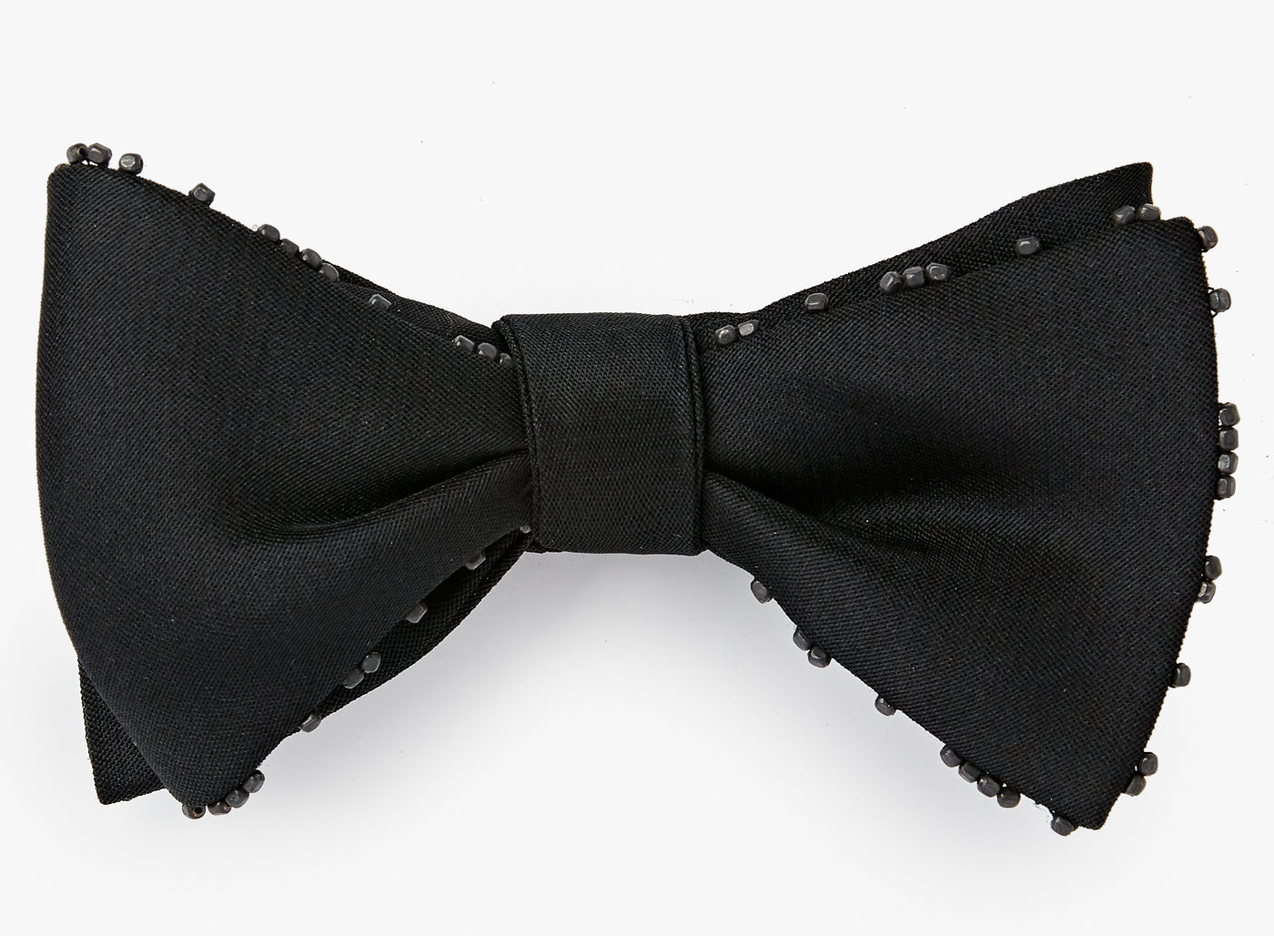 SCATTERED BEAD EDGE BOWTIE