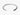 one 5mm rounded edge encompasses a flat edge cuff attached by a hinge to form a double cuff bracelet