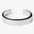 DOUBLE BAR BRACELET 339: there is a sense of fluidity in this architectural solid sterling double layered bar cuff. 