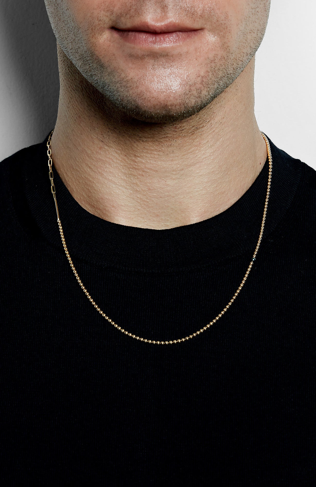 18K SOLID YELLOW GOLD NECKLACE 141