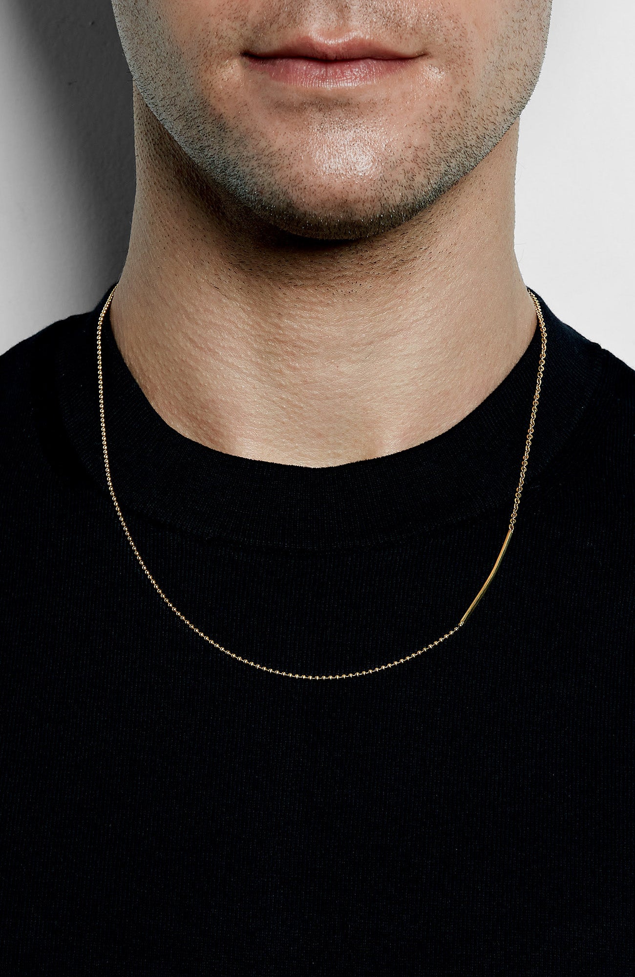 18K SOLID YELLOW GOLD NECKLACE 142