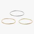 refined, modern & discreet, this 20 gauge 18k gold ring makes the perfect 'unity' band