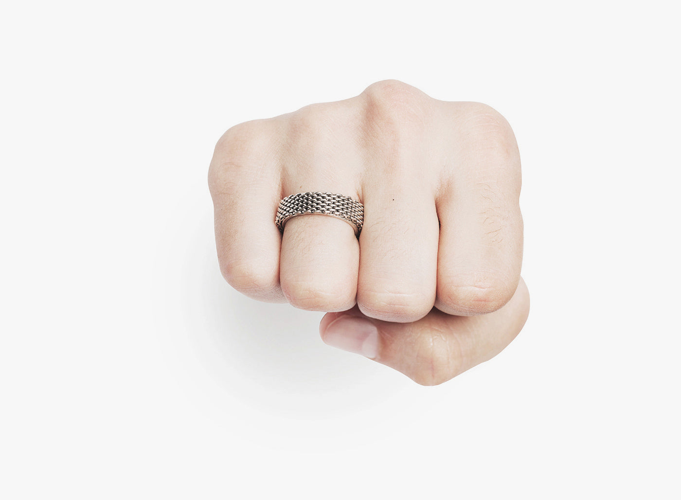 SOLID MESH RING 025