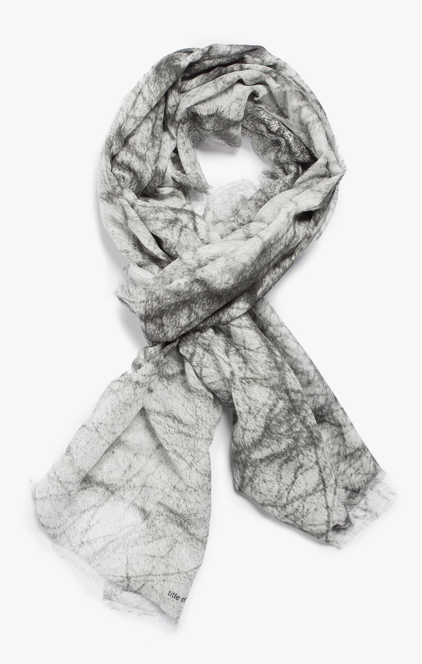 in collaboration with NASA, this limited edition scarf depicts mars' renewing sand whirlwinds. this image was captured using the HiRISE camera