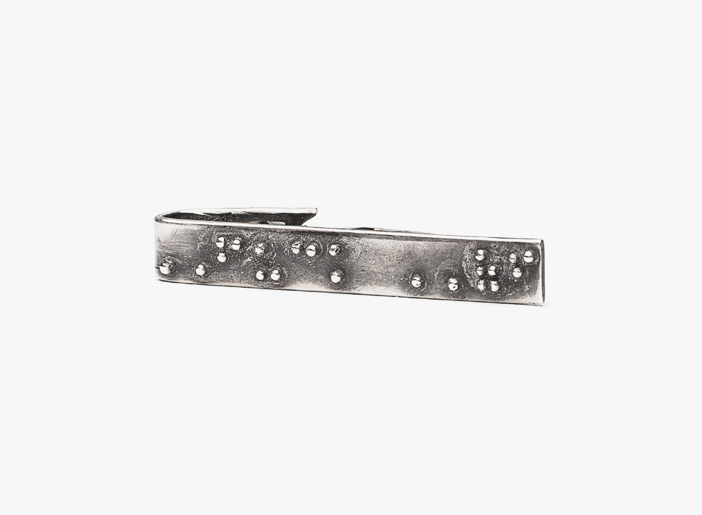 BRAILLE TIE BAR