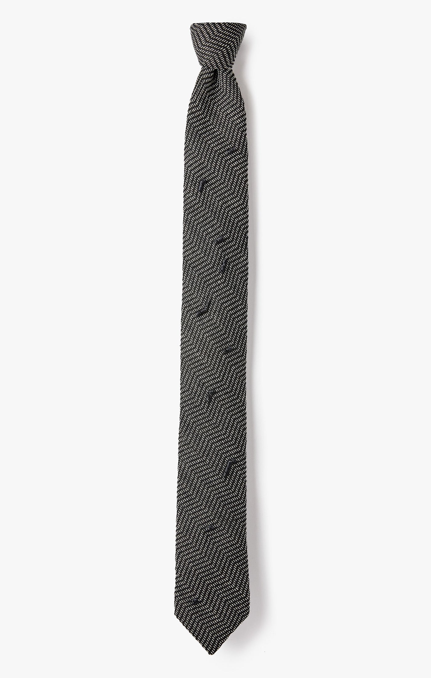 ASYMMETRICAL COIL NECKTIE 1008