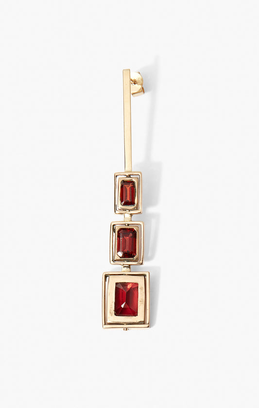 PIVOTING GEM EARRING 028